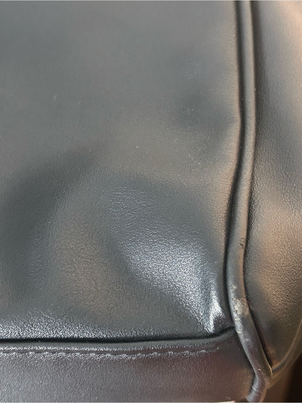 Quilted Black Gold Chain-Handle Tote Bag - Picture 6 of 11